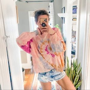 Aerie tie dye favorite sweatshirt small